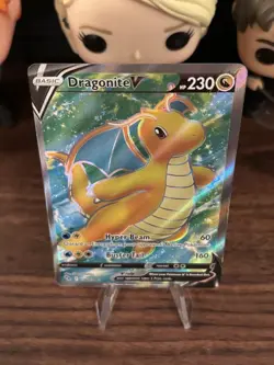 Pokemon TCG Dragonite V 076/078 Pokemon Go Full Art Ultra Rare Holo - Image 2