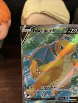 Pokemon TCG Dragonite V 076/078 Pokemon Go Full Art Ultra Rare Holo - Image 4