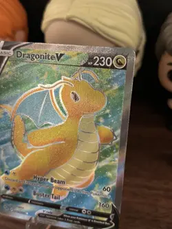 Pokemon TCG Dragonite V 076/078 Pokemon Go Full Art Ultra Rare Holo - Image 5