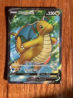Dragonite V (Full Art) 076/078 Pokemon GO Holo - Image 1