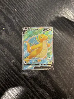 Dragonite V (Full Art) 076/078 Pokemon GO Holo - Image 1