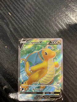 Dragonite V (Full Art) 076/078 Pokemon GO Holo - Image 2