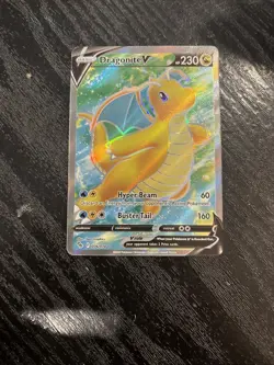 Dragonite V (Full Art) 076/078 Pokemon GO Holo - Image 3
