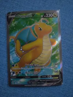 Dragonite V (Full Art) 076/078 Pokemon GO Holo - Image 1