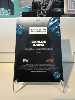 2025 Topps Chrome Logofractor F1 #SCA-7 Carlos Sainz Ace of Trades Black /10 - Image 2