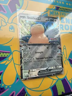 Snorlax ex 076/131 Prismatic Evolutions Stamped Promo NM - Image 3