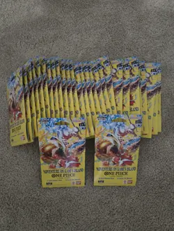 One Piece TCG OP15-EB04 - Sleeved Booster Packs (Lot Of 29) New & Sealed - Image 1