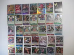 ONE PIECE 34 CARD FOIL LOT #3 - Image 1