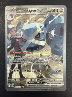 2026 Pokemon Ascended Heroes Steven's Metagross ex SIR English 289/217 Mint - Image 1