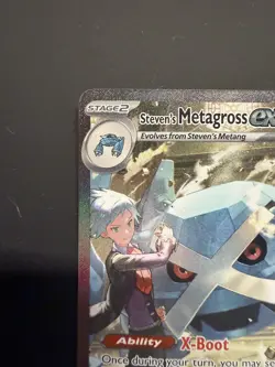 Pokemon - Steven's Metagross Ex - 289/217 - ME: Ascended Heroes - *SIR* - NM - Image 4