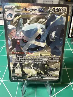 Pokemon TCG Steven's Metagross EX Ascended Heroes 289/217 NM SIR - Image 1