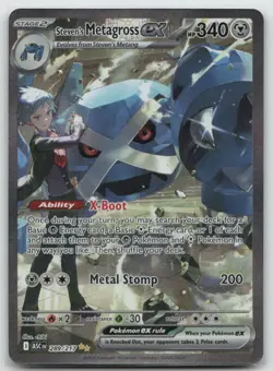 Pokemon - Steven's Metagross ex 289/217 SIR - Ascended Heroes - NM - Image 1