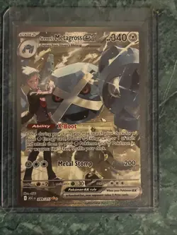 Pokemon TCG Steven's Metagross EX Full Art Holo Rare 289/217 Ascended Heroes NM - Image 1
