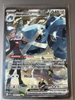 Pokemon TCG Steven's Metagross EX 289/217 Ascended Heroes Special Illustration - Image 1