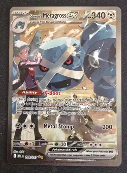 Pokemon TCG Steven's Metagross EX 289/217 Ascended Heroes - Pack Fresh / NM - Image 3