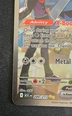 Pokemon TCG Steven's Metagross EX 289/217 Ascended Heroes - Pack Fresh / NM - Image 4