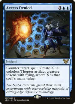 MTG - Access Denied - Kamigawa: Neon Dynasty - X1 - (NM) - #M6543 - Image 1