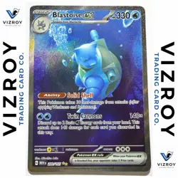 Blastoise Ex • 200/165 • Special Illustration Rare • SV: 151 MEW • NM • Pokemon - Image 1