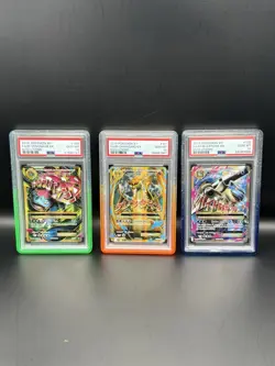 PSA 10 Pokemon TCG Trio Mega Charizard Blastoise Venusaur Ex 2016 Xy Evolutions - Image 1