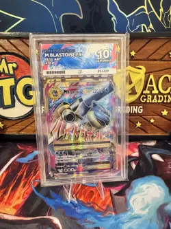 Pokemon TCG M Blastoise EX Card 102/108 Evolutions Ace 10 - Image 1