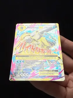 Pokemon TCG M Blastoise EX Full Art Holo Ultra Rare Card 102/108 Evolutions 2016 - Image 3