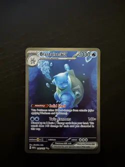Pokemon TCG Blastoise ex Scarlet & Violet-151 200/165 Holo SIR - Image 1
