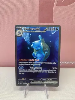 Pokemon TCG Blastoise ex Scarlet & Violet-151 200/165 Holo Special Illustration - Image 1
