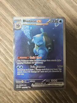 Pokemon TCG Blastoise EX Scarlet & Violet Card 200/165 SIR Mint - Image 1