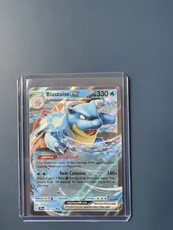 Pokemon TCG Stellar Crown Blastoise EX 030/142 NM - Image 1