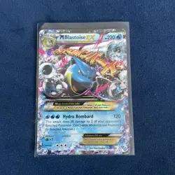 Pokemon Mega M Blastoise EX Holo Card 30/146 Ultra Rare - Image 1
