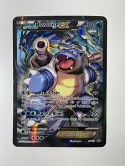 Pokemon TCG - JUMBO Blastoise EX Card Black Star Promo XY122 - Image 1