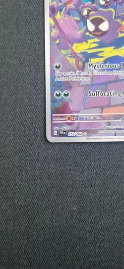 Pokemon TCG Gastly Holo Illustration Rare Card 177/162 Temporal Forces Near Mint - Image 2