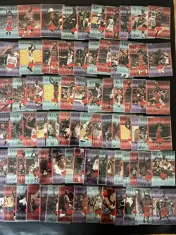 Michael Jordan Athlete Of The Century 1999 Upper Deck 78 Of 90 Near Set Of Cards - Image 1