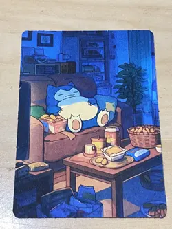 Anime ART STYLE Snorlax Fan Full Art Pokemon Custom Card/perfect bookmark - Image 3