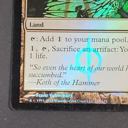MTG - 1x Phyrexia's Core - New Phyrexia - LP - Magic The Gathering - Land Foil - Image 3
