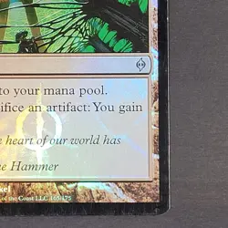 MTG - 1x Phyrexia's Core - New Phyrexia - LP - Magic The Gathering - Land Foil - Image 4