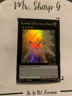 NUMMER S39: UTOPIA PRIME - 1. AUFLAGE CROS-DE094 DE Yu Gi Oh! CARD SUPER RARE - Image 2