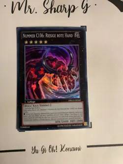 NUMMER C106: RIESIGE ROTE HAND - 1. AUFLAGE DRLG-DE049 DEUTSCH Yu-Gi-Oh! CARD - Image 2
