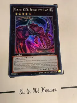 NUMMER C106: RIESIGE ROTE HAND - 1. AUFLAGE DRLG-DE049 DEUTSCH Yu-Gi-Oh! CARD - Image 4