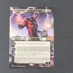 MTG - 1x Tevesh Szat Doom of Fools - Commander Legends - NM - Borderless - Magic - Image 2