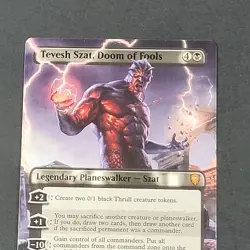 MTG - 1x Tevesh Szat Doom of Fools - Commander Legends - NM - Borderless - Magic - Image 5