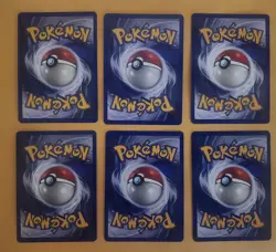 Pokemon Base Set 2 Energy 6 Card Set - Image 2