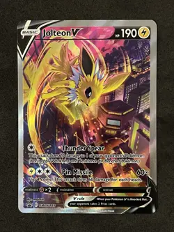 Jolteon V SWSH183 SWSH: Sword & Shield Promo Cards Holo - Image 1