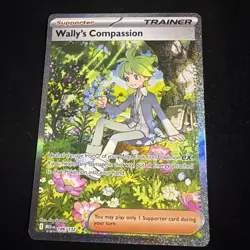 Wally's Compassion 186/132 Me01: Mega Evolution Holo Trainer Card SIR - Image 1