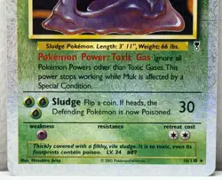 2002 Pokemon Card TCG Muk 16/110 Legendary Collection Reverse Holo Rare Foil - Image 4