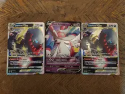 Dark Sylveon V SWSH134 & Darkrai Vstar 99/189 (x2)****Jumbo*** Cards Holo - Image 1