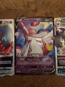 Dark Sylveon V SWSH134 & Darkrai Vstar 99/189 (x2)****Jumbo*** Cards Holo - Image 3