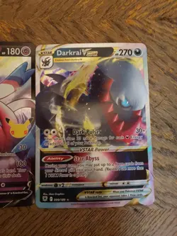 Dark Sylveon V SWSH134 & Darkrai Vstar 99/189 (x2)****Jumbo*** Cards Holo - Image 4