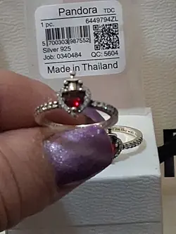 Pandora Disney Brand New Villains Evil Queen Ring 7 Sterling silver 193422C01 - Image 3