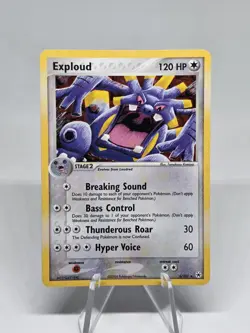 Pokemon TCG Exploud EX Hidden Legends 6/101 Holo Rare! WOTC Vintage 2003! - Image 1